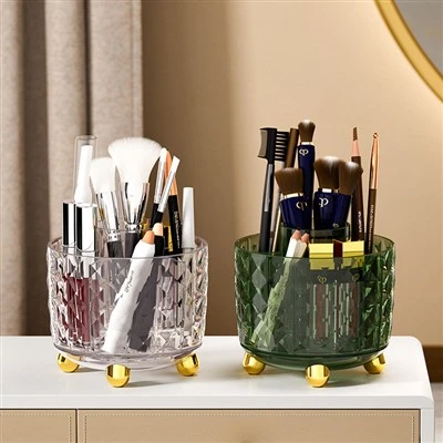 Diamond Pattern Makeup Brush Storage Box