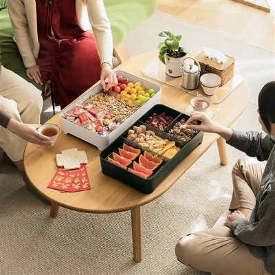 Divided Snack Storage Tray